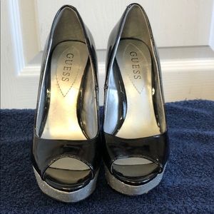 Guess platform heels